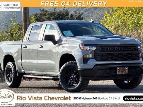 Certified 2025 Chevrolet Silverado 1500 Custom Trail Boss w/ Dark Appearance Package image 1