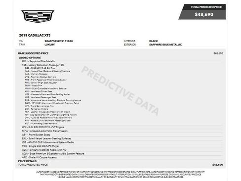 Used 2013 Cadillac XTS Luxury w/ Driver Awareness Package FWD image 6