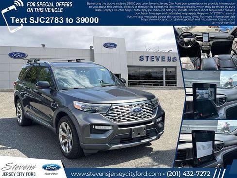 Certified 2020 Ford Explorer Platinum w/ Premium Technology Package AWD/4WD image 1