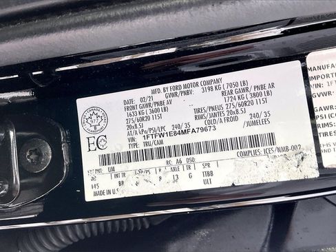 Used 2021 Ford F150 Platinum image 20