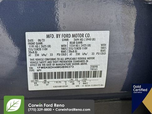 Used 2021 Ford Explorer XLT w/ Equipment Group 202A image 35
