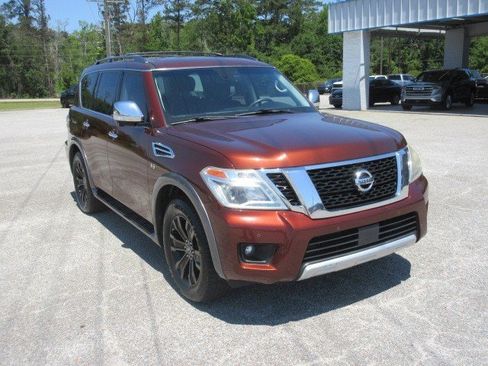 Used 2017 Nissan Armada Platinum w/ Captain Seat Package RWD image 4