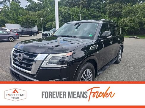 Used 2022 Nissan Armada SL w/ Captain's Chairs Package RWD image 1
