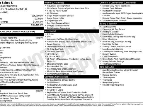 New 2026 Kia Seltos S image 28