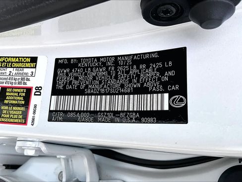 Certified 2025 Lexus ES 350 w/ Premium Package FWD image 37