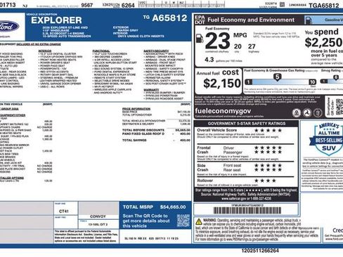 Used 2026 Ford Explorer ST-Line w/ ST-Line Street Pack AWD/4WD image 37