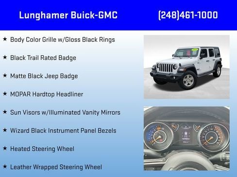 Used 2022 Jeep Wrangler Unlimited Sport AWD/4WD image 35