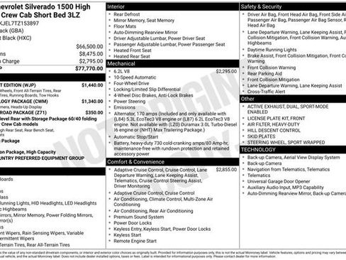 Used 2026 Chevrolet Silverado 1500 High Country w/ Midnight Edition image 10