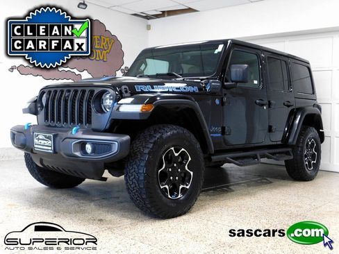 Used 2022 Jeep Wrangler Unlimited Rubicon 4xe w/ Dual Top Group image 1