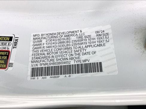 Certified 2025 Honda Odyssey Touring image 33
