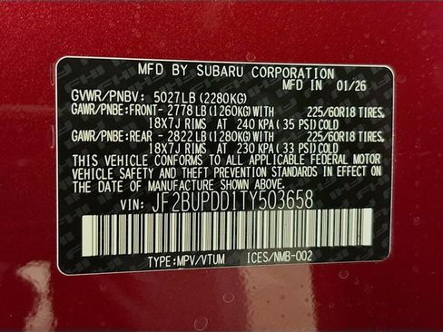 New 2026 Subaru Outback Limited image 33