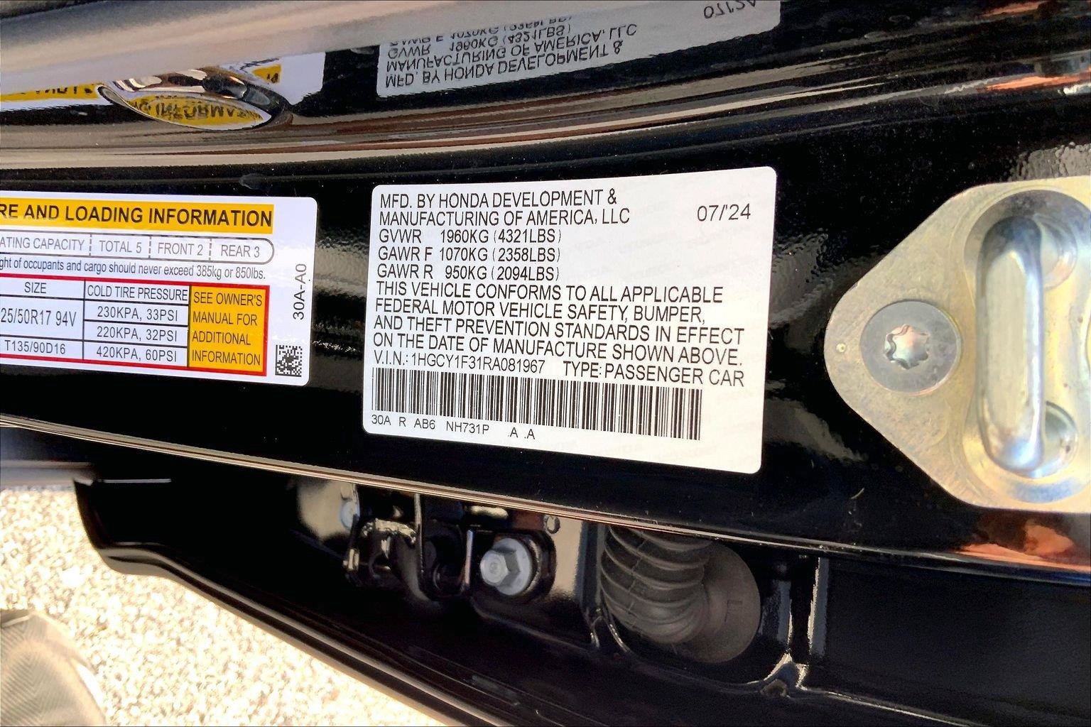 Used 2024 Honda Accord EX image 31