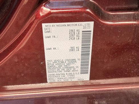 Certified 2024 Nissan Altima 2.5 SV FWD image 10
