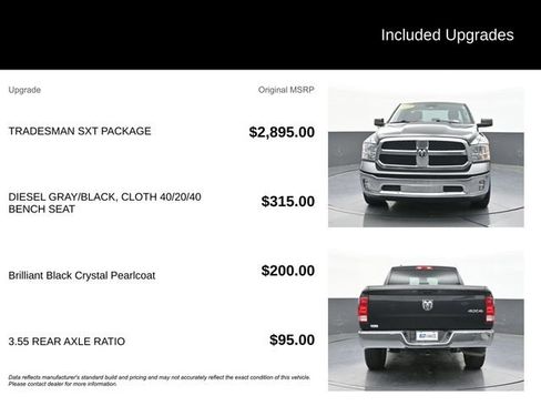 Used 2019 RAM 1500 Tradesman w/ Tradesman SXT Package AWD/4WD image 9