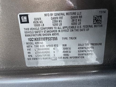 Used 2015 Chevrolet Silverado 2500 High Country w/ Duramax Plus Package image 43