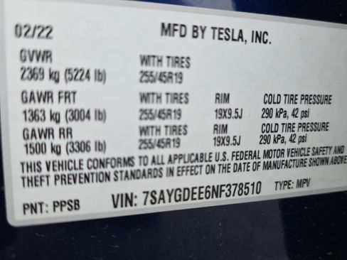 Used 2022 Tesla Model Y Long Range AWD/4WD image 36