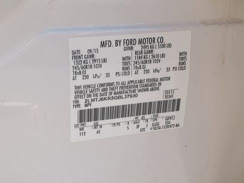 Used 2016 Lincoln MKX Select image 72