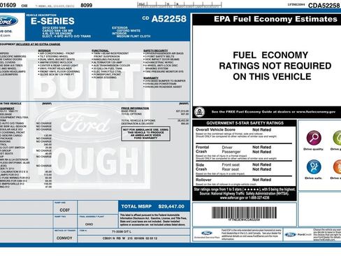 Used 2012 Ford E-250 and Econoline 250 w/ PWR Group RWD image 33