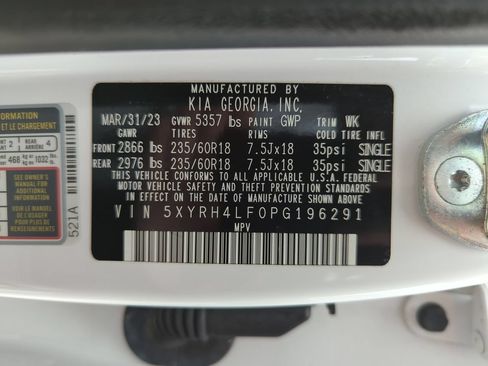 Used 2023 Kia Sorento EX w/ Panoramic Sunroof Package FWD image 28
