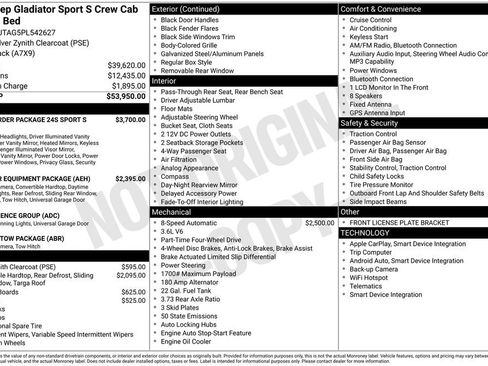 Used 2023 Jeep Gladiator Sport AWD/4WD image 10