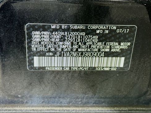 Used 2018 Subaru WRX STI AWD/4WD image 34