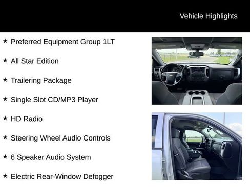 Used 2017 Chevrolet Silverado 1500 LT w/ All Star Edition AWD/4WD image 12