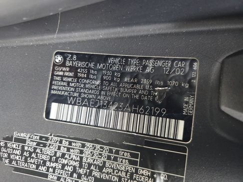 Used 2003 BMW Z8 RWD image 24