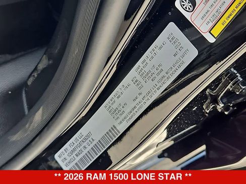 New 2026 RAM 1500 Lone Star AWD/4WD image 38