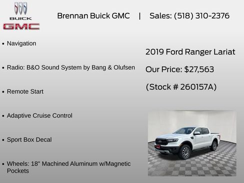 Used 2019 Ford Ranger Lariat w/ Equipment Group 501A Mid AWD/4WD image 24