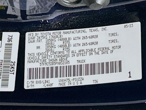 Used 2023 Toyota Tundra 1794 Edition image 30