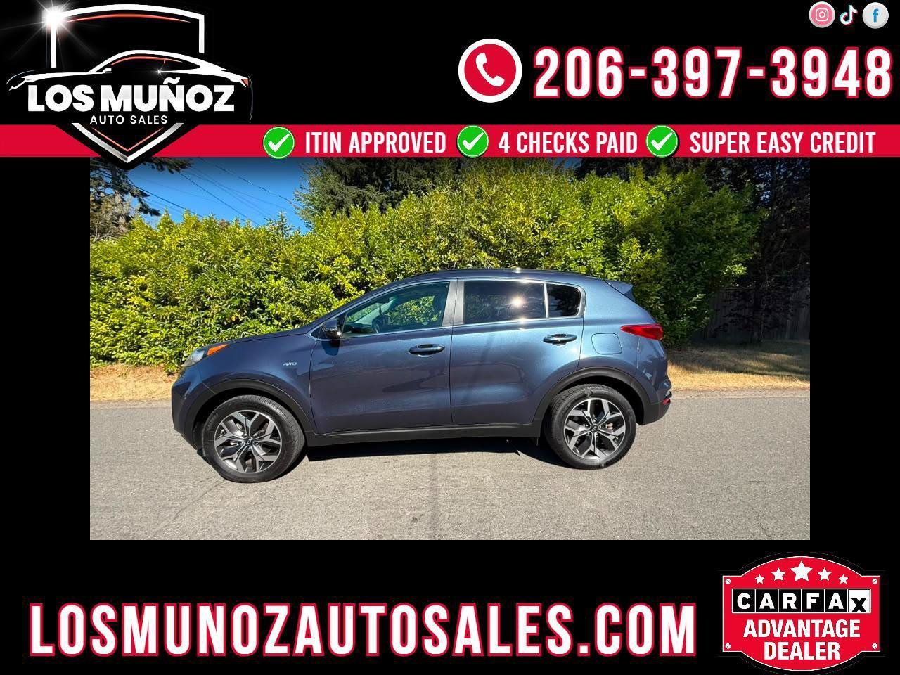Used 2021 Kia Sportage EX w/ EX Technology Package AWD/4WD image 1
