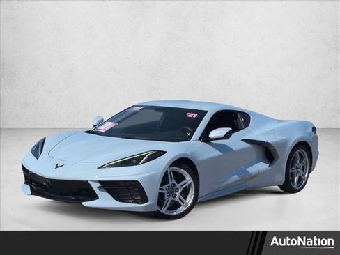 Used 2021 Chevrolet Corvette Stingray Coupe w/ 1LT RWD image 1