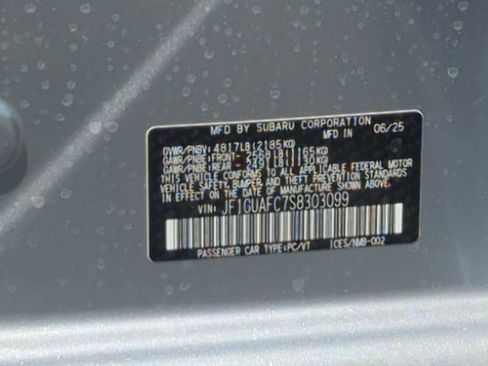 New 2025 Subaru Impreza 2.0i Sport image 37