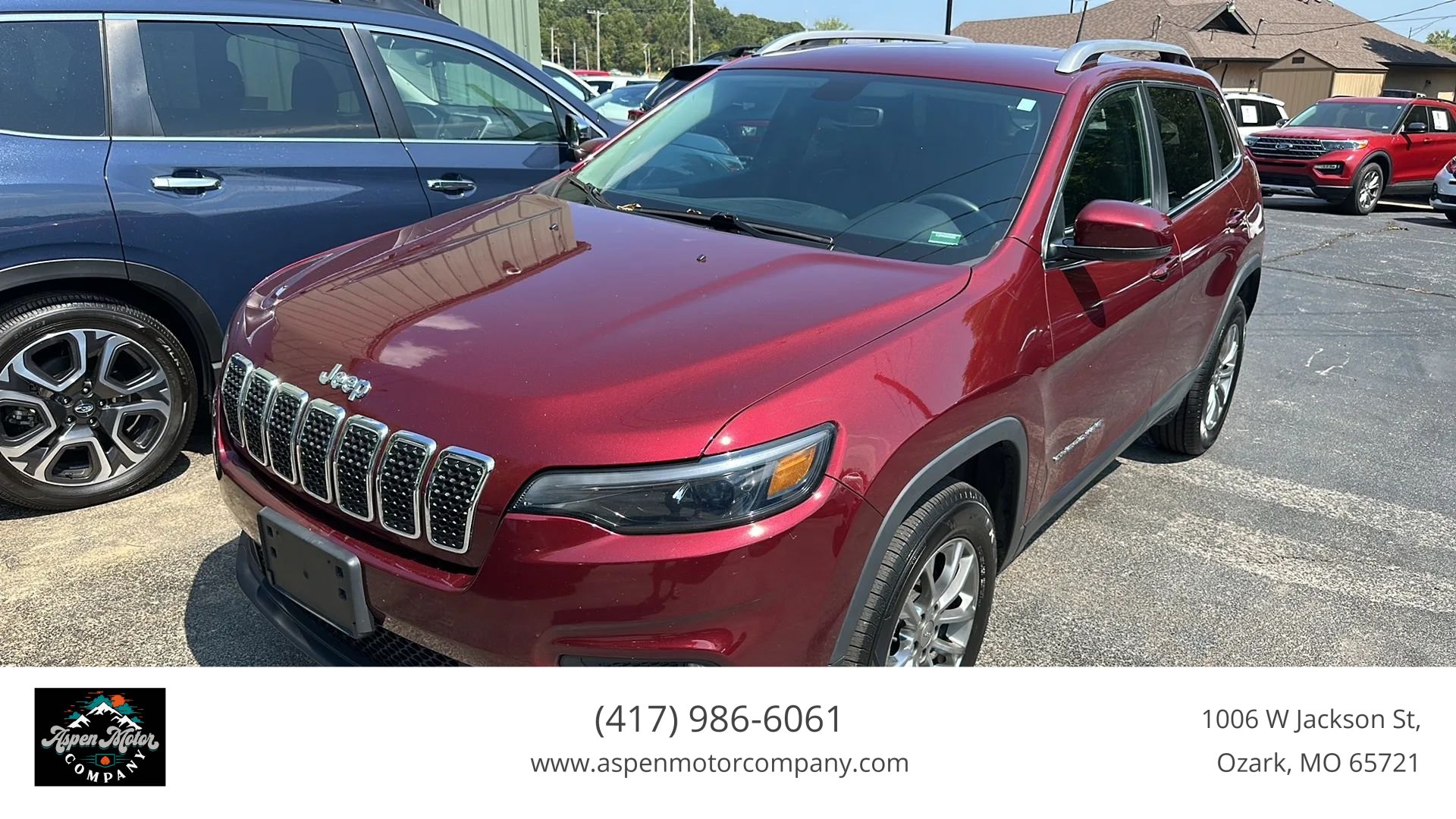 Used 2019 Jeep Cherokee Latitude Plus w/ Comfort/Convenience Group AWD/4WD image 1