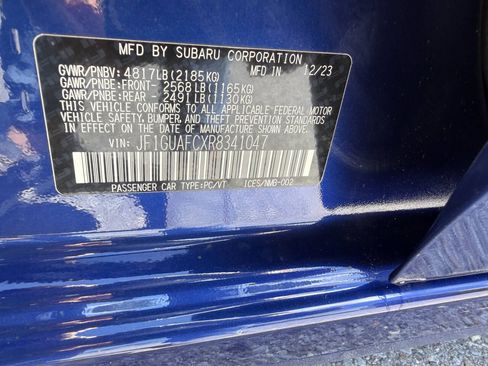 Used 2024 Subaru Impreza 2.0i Sport AWD/4WD image 14