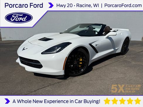 Used 2014 Chevrolet Corvette Stingray Convertible w/ 3LT Preferred Equipment Group RWD image 1