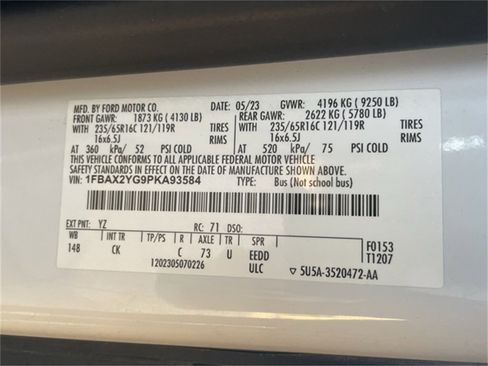 Used 2023 Ford Transit 350 XLT image 33