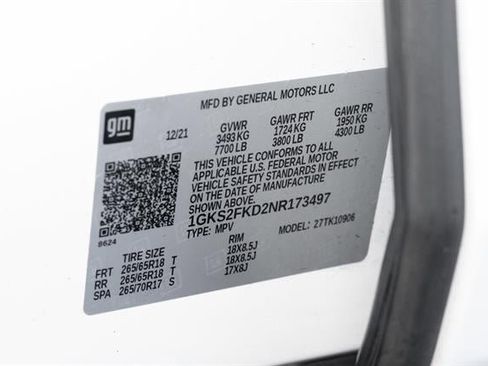 Used 2022 GMC Yukon XL SLE w/ Gmc Pro Safety Plus Package image 54