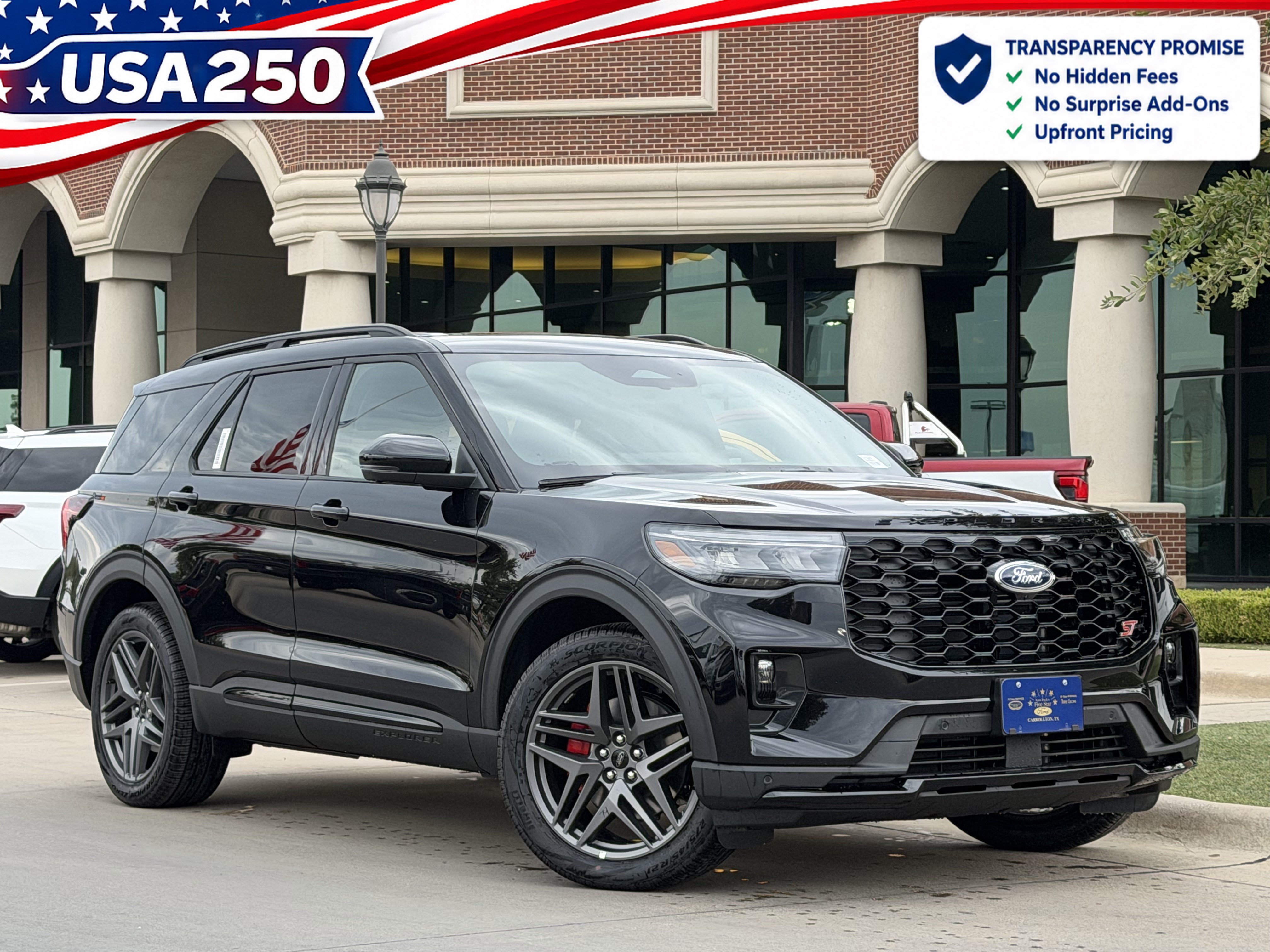 New 2026 Ford Explorer ST w/ Sun And Sound Package RWD image 1