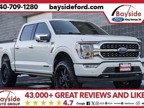 Used 2021 Ford F150 Platinum w/ Equipment Group 701A High image 1