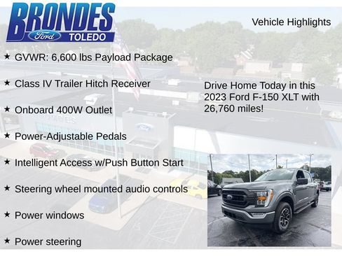 Used 2023 Ford F150 XLT w/ Equipment Group 302A High AWD/4WD image 32