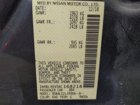 Used 2019 Nissan Altima 2.5 SL image 33