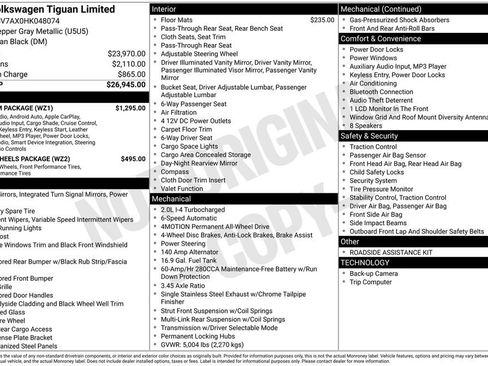 Used 2017 Volkswagen Tiguan Limited w/ Premium Package image 36