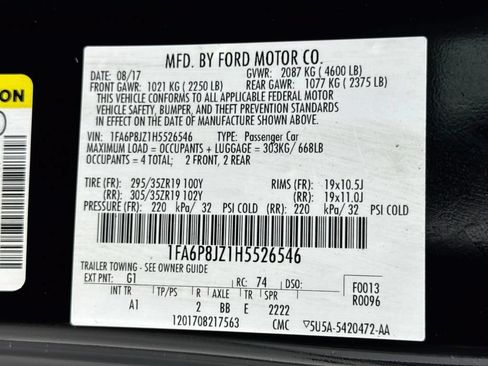 Used 2017 Ford Mustang Shelby GT350 w/ Electronics Package RWD image 33