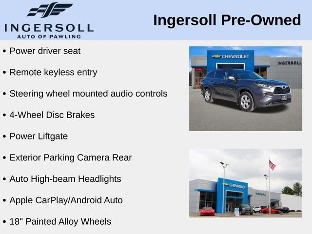 Used 2020 Toyota Highlander LE AWD/4WD image 3