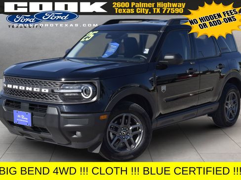 Certified 2025 Ford Bronco Sport Big Bend w/ Convenience Package AWD/4WD image 1