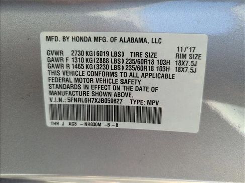 Used 2018 Honda Odyssey EX-L image 15