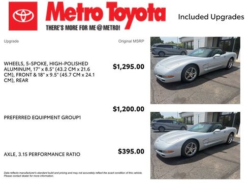 Used 2003 Chevrolet Corvette Convertible w/ Preferred Equipment Group1 RWD image 4