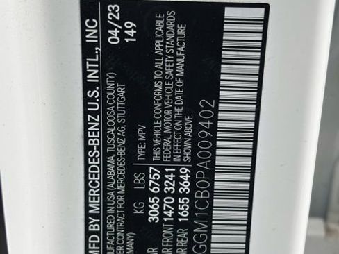 Certified 2023 Mercedes-Benz EQE 350+ 4MATIC SUV image 65