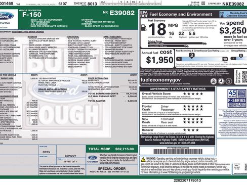 Used 2022 Ford F150 XLT w/ Equipment Group 302A High AWD/4WD image 8